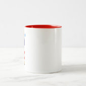 Der böse Lehrer Zweifarbige Tasse (Mittel)