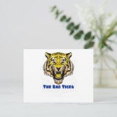 Der böse Tiger Postkarte (Stehend Vorderseite)