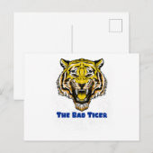 Der böse Tiger Postkarte (Vorne/Hinten)