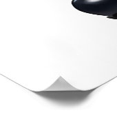 Der böse Zwilling des Weihnachtsmanns | Art der AI Poster (Ecke)