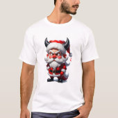 Der böse Zwilling des Weihnachtsmanns | Art der AI T-Shirt (Vorderseite)