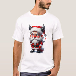 Der böse Zwilling des Weihnachtsmanns | Art der AI T-Shirt