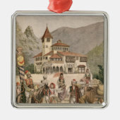 Der bosnische Pavillon an der universellen Ornament Aus Metall (Vorne)