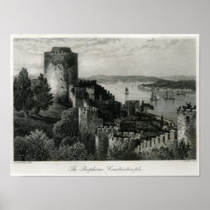 Der Bosporus, Konstantinopel Poster