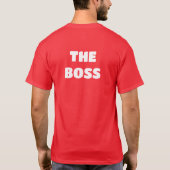 DER BOSS 2-seitige Unisex-Männer-T - Shirt (Rückseite)