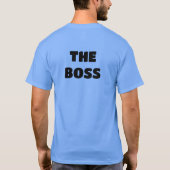 DER BOSS 2-seitige Unisex-Männer-T - Shirt (Rückseite)