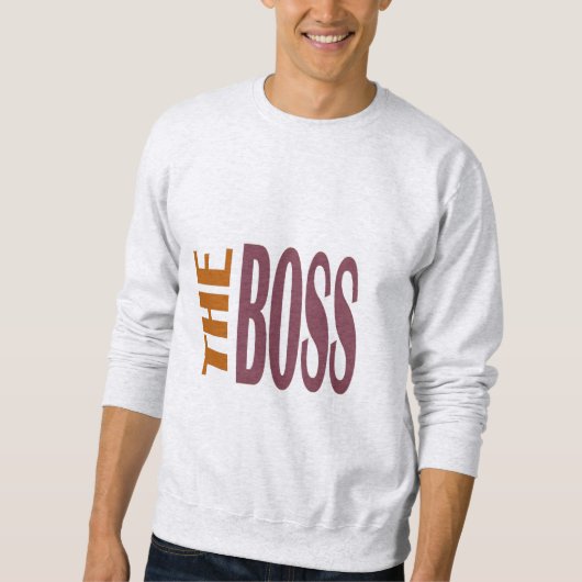 DER BOSS BROWNY SWEATSHIRT (Vorderseite)
