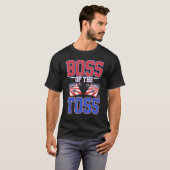 Der Boss des Tosskornhole Funny T-Shirt (Vorne ganz)