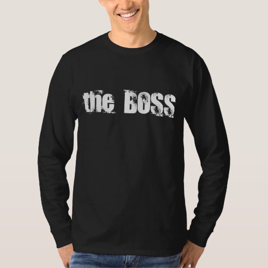 Der Boss Funny T - Shirt Black (Vorderseite)