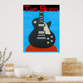 Der Boss, Gitarre Poster (Küche)