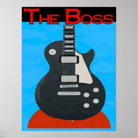 Der Boss, Gitarre Poster (Vorne)
