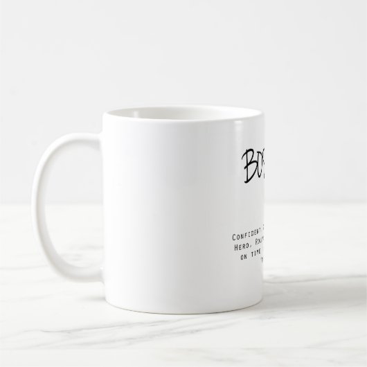 Der Boss Lady Coffee Mugs® Kaffeetasse (Links)