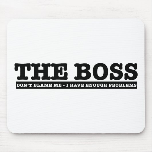 Der Boss Mousepad (Vorne)