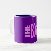 DER BOSS PINKY ZWEIFARBIGE TASSE (Vorderseite Links)