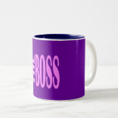 DER BOSS PINKY ZWEIFARBIGE TASSE (VorderseiteRechts)