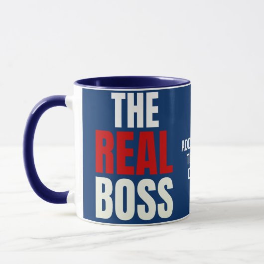 Der Boss Real Couple Anniversary Crewneck Tasse (Links)