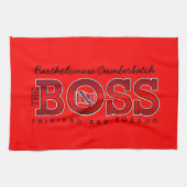 Der Boss Trinidad und Tobago Geschirrtuch (Horizontal)