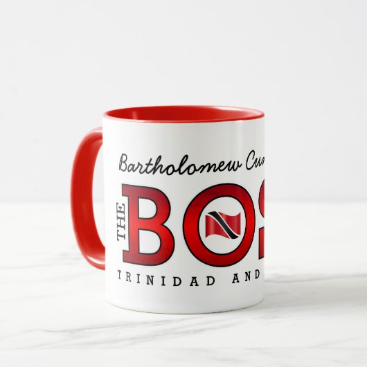 Der Boss Trinidad und Tobago Tasse (Vorderseite Links)
