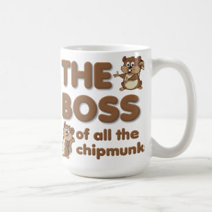 Der Boss Von All Den Streifenhörnchen Lustiger Bec Kaffeetasse