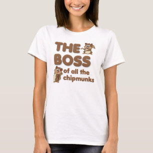 Der Boss Von Allen Streifenhörnchen Lustiges T-Shi T-Shirt