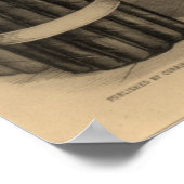 Der Boss! Zigarrenraucher drucken Poster (Ecke)