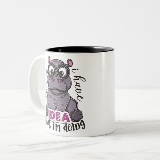 Der Boss Zweifarbige Tasse (Vorderseite Links)