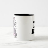 Der Boss Zweifarbige Tasse (Mittel)