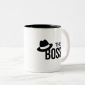 Der Boss Zweifarbige Tasse (VorderseiteRechts)