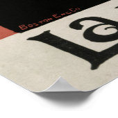 Der Boston Sunday Herald Vintag Poster (Ecke)