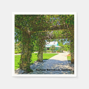 Der Botanische Garten der Königin Neapel, Florida Serviette