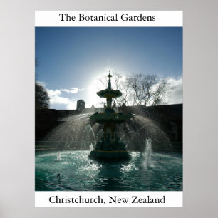 Der botanische Garten Poster