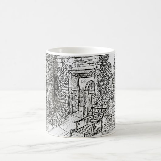 Der Botanische Garten von Chicago Walled Garden Kaffeetasse (Mittel)