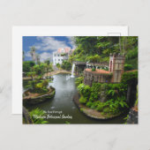 Der Botanische Garten von Madeira, das echte Portu Postkarte (Vorne/Hinten)