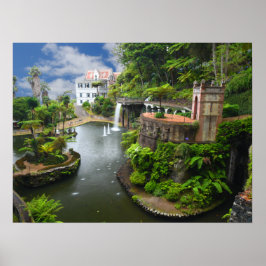 Der Botanische Garten von Real Portugal - Madeira Poster