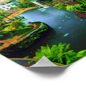 Der Botanische Garten von Real Portugal - Madeira Poster (Ecke)