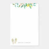 Der botanische Strand drehen Reinfälle um Post-it Klebezettel (Vorderseite)