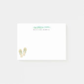 Der botanische Strand drehen Reinfälle um Post-it Klebezettel (Vorderseite)