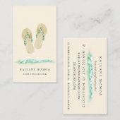 Der botanische Strand drehen Reinfälle um Visitenkarte (Vorne/Hinten)