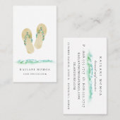 Der botanische Strand drehen Reinfälle um Visitenkarte (Vorne/Hinten)