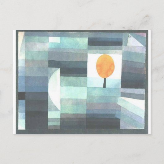 Der Botschafter des Herbstes von Paul Klee Postkarte (Vorderseite)