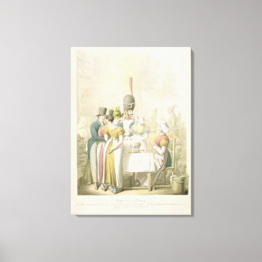 Der Boulevard du Temple von Tableau de Leinwanddruck (Vorderseite)