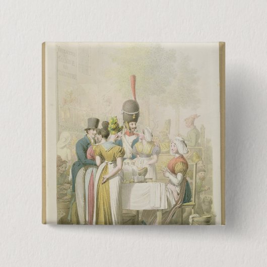 Der Boulevard du Temple, von 'Verzeichnisde Button (Vorderseite)