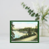 Der Boulevard Lake Washington und der Mount Rainie Postkarte (Stehend Vorderseite)
