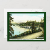 Der Boulevard Lake Washington und der Mount Rainie Postkarte (Vorne/Hinten)