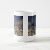 Der Boulevard Montmartre am Abend in Pissarro Kaffeetasse (Mittel)