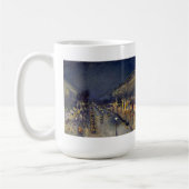 Der Boulevard Montmartre am Abend in Pissarro Kaffeetasse (Links)