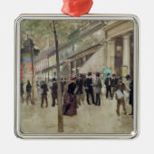 Der Boulevard Montmartre Ornament Aus Metall (Vorne)