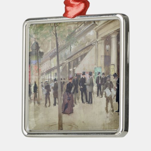 Der Boulevard Montmartre Ornament Aus Metall (Links)