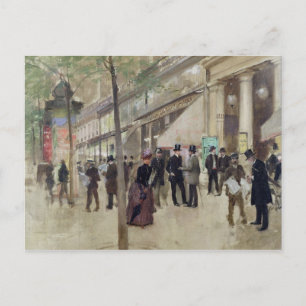 Der Boulevard Montmartre Postkarte