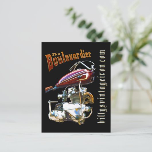 Der Boulevard Postkarte (Stehend Vorderseite)